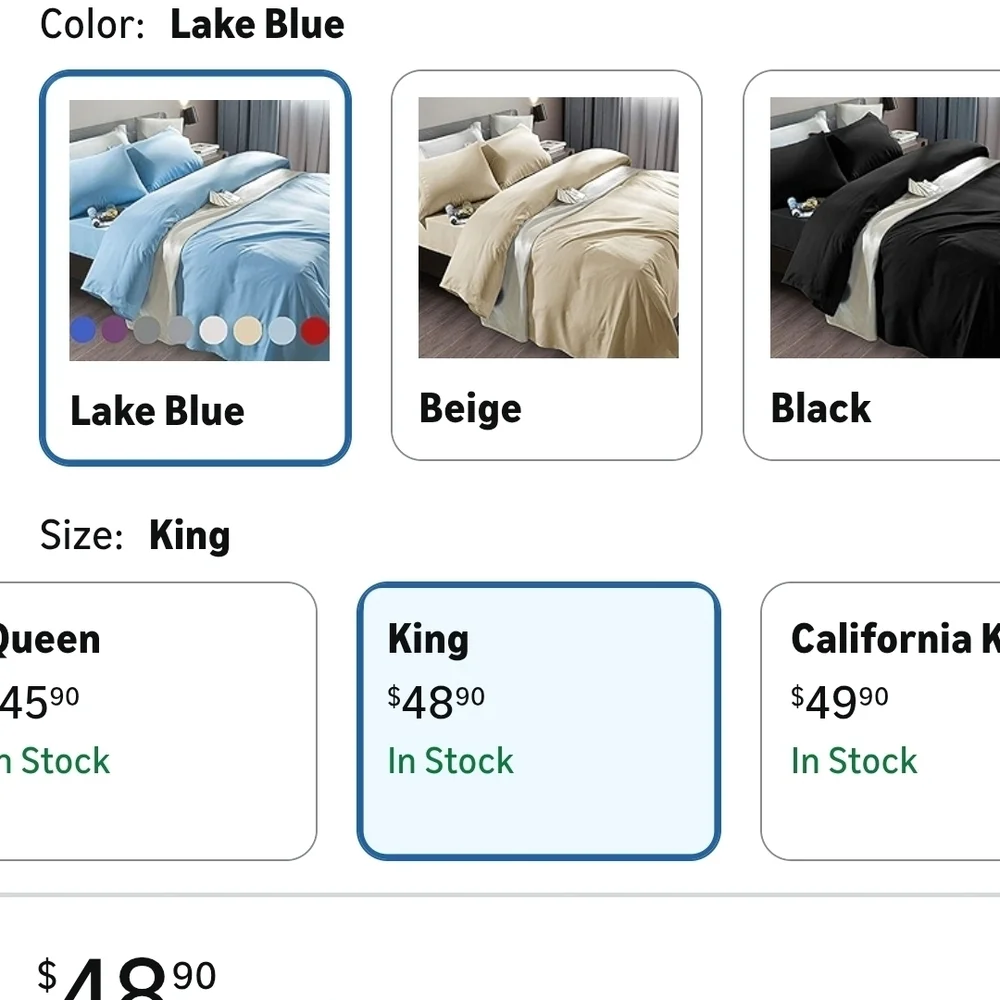 Luxury Blue Bedding Set